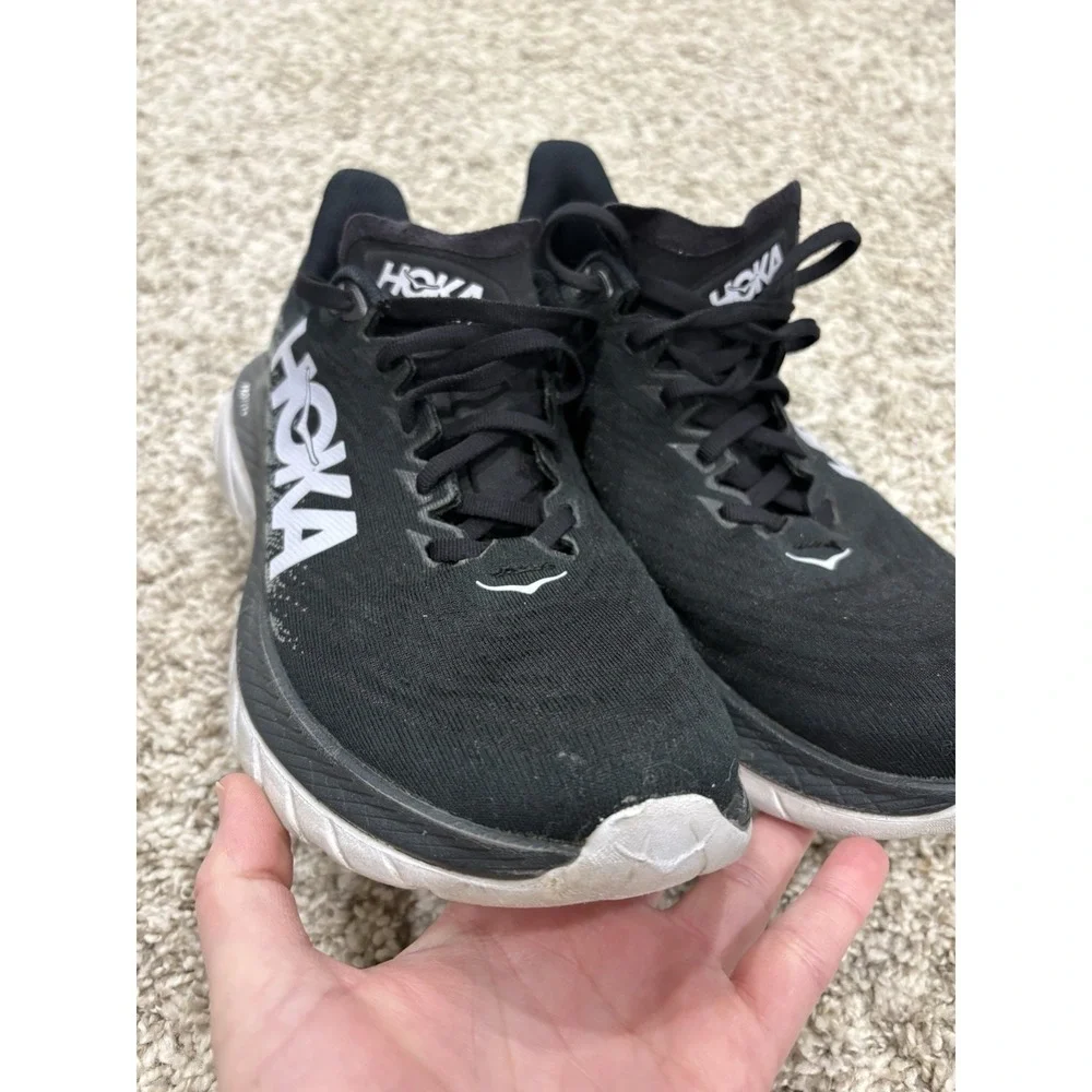 Hoka Mach 5 ProFly +Athletic Black Running Walking Shoes Womens Size 9B
